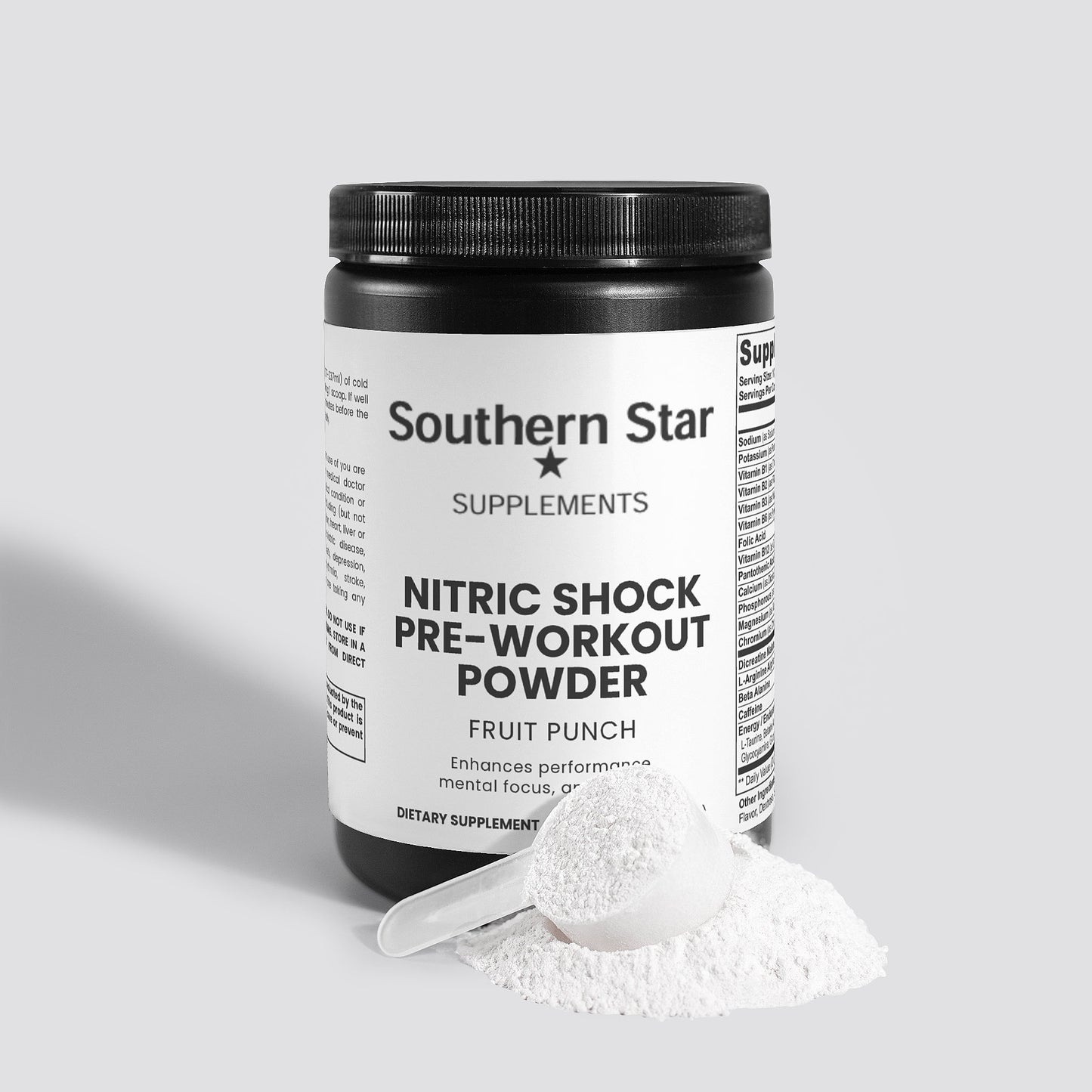 Nitric Shock Pre-Workout Powder (Fruit Punch)